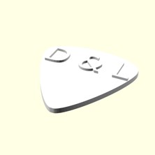 Aldım Geldi D & L Harfi Kişiye Özel Üretim Gitar Sevgiliye Eşe Hediyelik Bas 1 Adet Organik Plastik