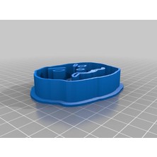 Aldım Geldi Kötü Emo Plätzchenform Plastik Aparat