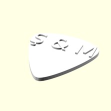 Aldım Geldi Ş & M Harfi Kişiye Özel Üretim Gitar Sevgiliye Eşe Hediyelik Bas 1 Adet Organik Plastik