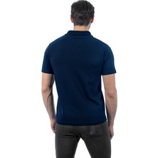 Polo Yaka Tişört, Lacivert -136E745- T-shirt, Tshirt, Kısa Kollu