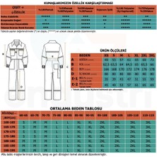 Şensel, Reflektörlü İş Tulumu, Beyaz -55E1810- İş Elbisesi