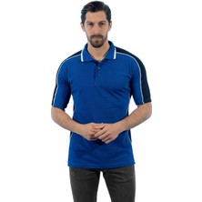 Şensel, Polo Yaka Tişört, Saks-Siyah -136E2241- Tshirt, T-shirt