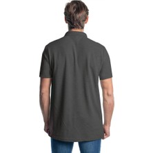 Şensel, Polo Yaka Tişört, Koyu Gri -136E282- T-shirt, Tshirt