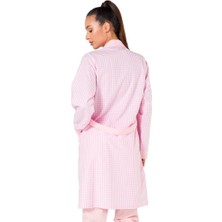 Şensel, Kadın Önlük, Pembe-Beyaz Pötükare -94E563- İş Önlüğü