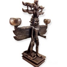 Rakun Home Mitoloji Serisi Pentheus Figürlü Şamdan
