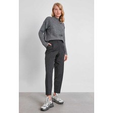 Vitrin Yüksek Bel Kumaş Pantolon