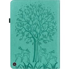 Puluz Puluz Amazon Kindle Fire Hd 10/10 Plus 2021 Için Pu Deri Kılıf - Yeşil (Yurt Dışından)