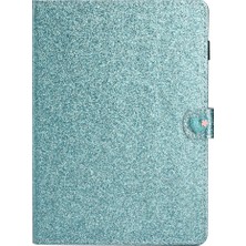 Puluz Puluz Amazon Kindle Fire Hd 10 Glitter Deri Kılıf - Mavi (Yurt Dışından)