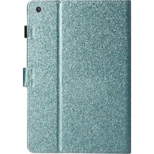 Puluz Puluz Amazon Kindle Fire Hd 10 Glitter Deri Kılıf - Mavi (Yurt Dışından)