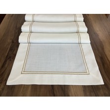 Oya Home Gold Çift Piko Dikişli Ranır -45*150 cm