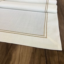 Oya Home Gold Çift Piko Dikişli Ranır -45*150 cm