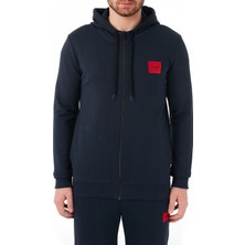 Hugo Boss % 100 Pamuklu Kapüşonlu Yaka Sweat Erkek Sweat 50447972 405