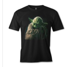 Star Wars - Yoda 3 Siyah Erkek Tshirt
