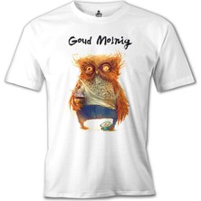 Goud Molnig Beyaz Erkek Tshirt