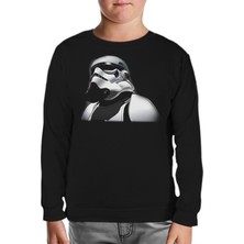 Star Wars - Stormtrooper 2 Siyah Çocuk Sweatshirt
