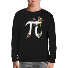 Matematik - Pi 4 Siyah Çocuk Sweatshirt
