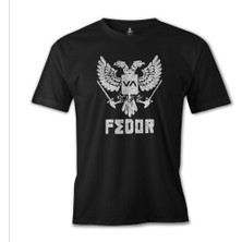 Fedor - Logo Siyah Erkek Tshirt