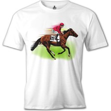 At 10 Beyaz Erkek Tshirt