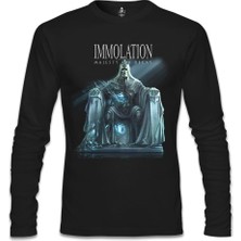 Lord T-Shirt Immolation - Majesty And Decay Siyah Erkek Sweatshirt