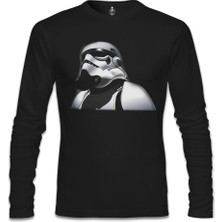 Star Wars - Stormtrooper 2 Siyah Erkek Sweatshirt