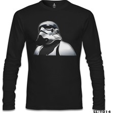 Star Wars - Stormtrooper 2 Siyah Erkek Sweatshirt