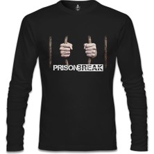 Prison Break - Behind The Bars Siyah Erkek Sweatshirt