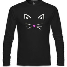Kedi Iıı Siyah Erkek Sweatshirt