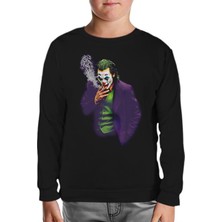 Joker - Arial Siyah Çocuk Sweatshirt