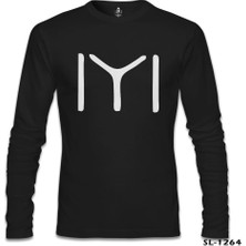 Türk Kayı Boyu - Logo Siyah Erkek Sweatshirt