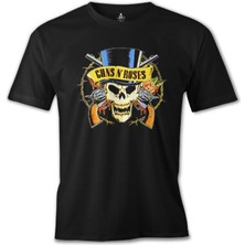 Guns N' Roses - Logo 2 Siyah Erkek Tshirt