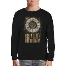 Bring Me The Horizon - Clock Siyah Çocuk Sweatshirt
