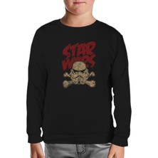 Star Wars - Stormtrooper Siyah Çocuk Sweatshirt