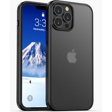 İpaky Apple iPhone 13 Pro Için Spectre Serisi Çizilmez Sert Plastik + Tpu Hibrit Telefon Kılıfı - Siyah (Yurt Dışından)