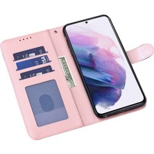 Hello-U Pu Deri Galaxy A33 5g Için Telefon Kılıfı - Pembe (Yurt Dışından)