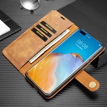 DG.Ming Deri + Pc Samsung Galaxy A31 Için Telefon Kılıfı - Kahverengi (Yurt Dışından)