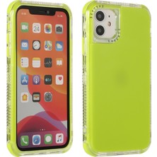 Hello-U Apple iPhone 12/12 Pro Uyumlu Sert Pc + Tpu Çıkarılabilir Telefon Kılıfı  - Neon Yeşil (Yurt Dışından)