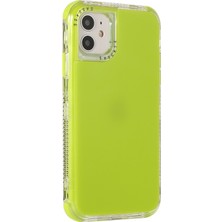 Hello-U Apple iPhone 12/12 Pro Uyumlu Sert Pc + Tpu Çıkarılabilir Telefon Kılıfı  - Neon Yeşil (Yurt Dışından)