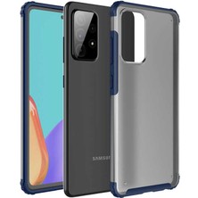 Fibaks Samsung Galaxy A52S Uyumlu Kılıf Lüx Darbe Emici Mat Sırt Köşe Korumalı Sert Silikon Silikon