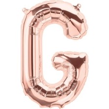 Parti Serüveni Harf Balon G Rose Renk 100 cm 40 Inç