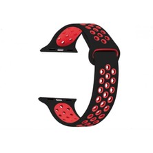 Bonjux Apple Watch Uyumlu 6 42 mm Nike Spor Delikli Kordon Kayış