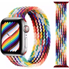 Bonjux Apple Watch Uyumlu 1 38 mm Örgü Solo Loop Kordon Kayış Small: 12,7 cm