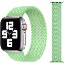 Bonjux Apple Watch Uyumlu 6 45 mm Örgü Solo Loop Kordon Kayış Large: 16 cm