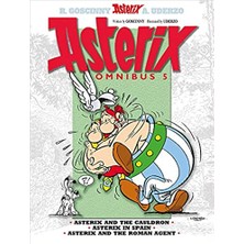 Asterix: Asterix Omnibus 5: Asterix And The Cauldron, Asterix In Spain, Asterix And The Roman Agent - R. Goscinny