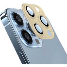 MobaxAksesuar Apple iPhone 13 Pro Max Kamera Lens Koruyucu Çerçeveli Koruyucu Cl-03