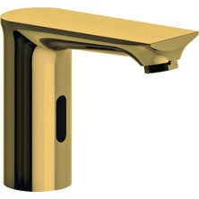 Gpd Fotoselli Tek Su Girişli Lavabo Bataryası Altın FLB13-A-2