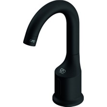 Gpd Fotoselli Tek Su Girişli Lavabo Bataryası Siyah FLB11-S-2