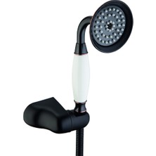 Gpd Askılı Duş Takımı Siyah Beyaz Retro DST29-O