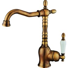 Gpd Tek Gövde Lavabo Bataryası Retro Antik Eskitme MTL180-SO