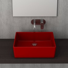 Bocchi Milano Çanak Lavabo 50 cm - Parlak Kırmızı 1215-019-0125