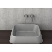 Bocchı Fırenze Çanak Lavabo - Mat Gri